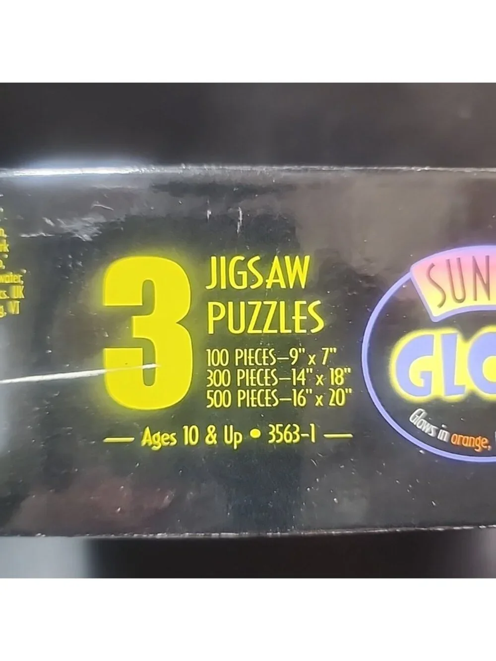 2004 Sunset Glow 3 in 1 Jigsaw Puzzle Art New Sealed Sunset Leap Seahorse Dolphi